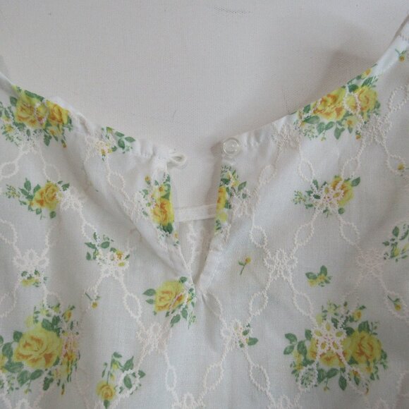 Knit Works Sleeveless Ruffle A-Line Dress, Big Girl's Size16.5 Plus Yellow Rose - Picture 5 of 12